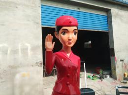 玻璃鋼空姐雕塑_濱州宏景雕塑有限公司